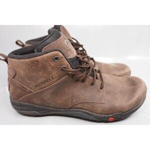 Merrell Helixer Morph Frost Men's Size 12 Brown Leather Chukka Hiking Boots